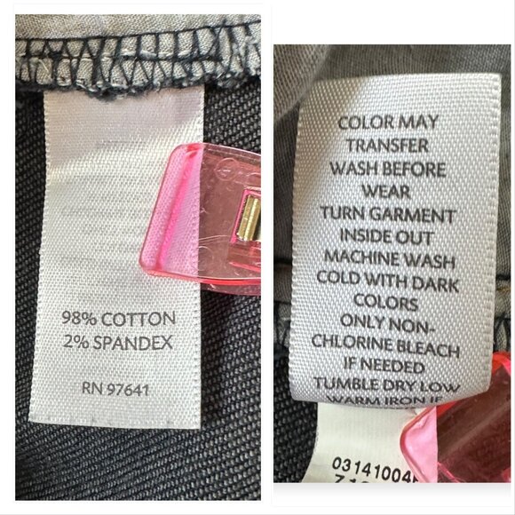 J. Jill Denim Mini skirt, Size 14P, Blue - Picture 4 of 8